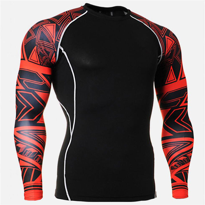 Mens Breathable Sport Long Sleeve T-Shirt
