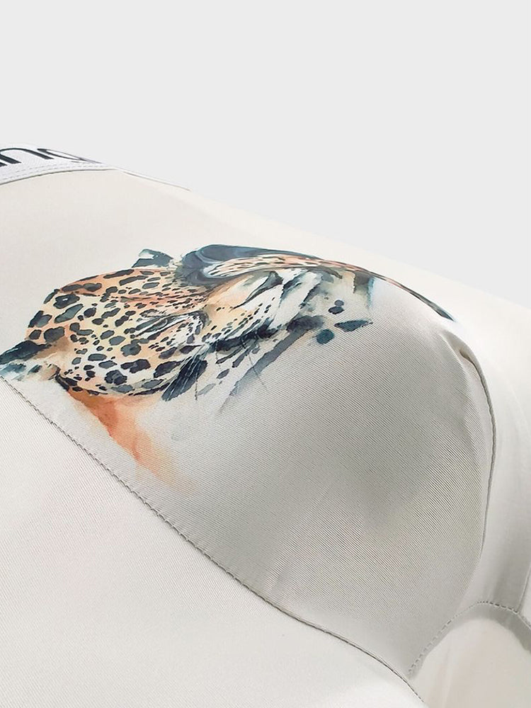 Men's Ice Silk Cartoon Breathable Trunks