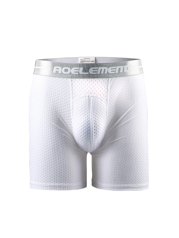 3 Pack Men's Ice Silk Breathable Boxers Briefs