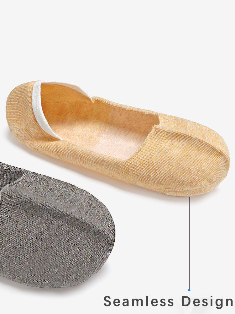 4 Pack Men's Low Cut No Show Socks