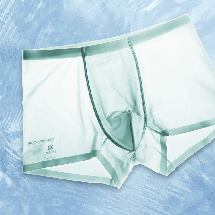 Men's Ultra-thin Soft Ice Silk Trunks