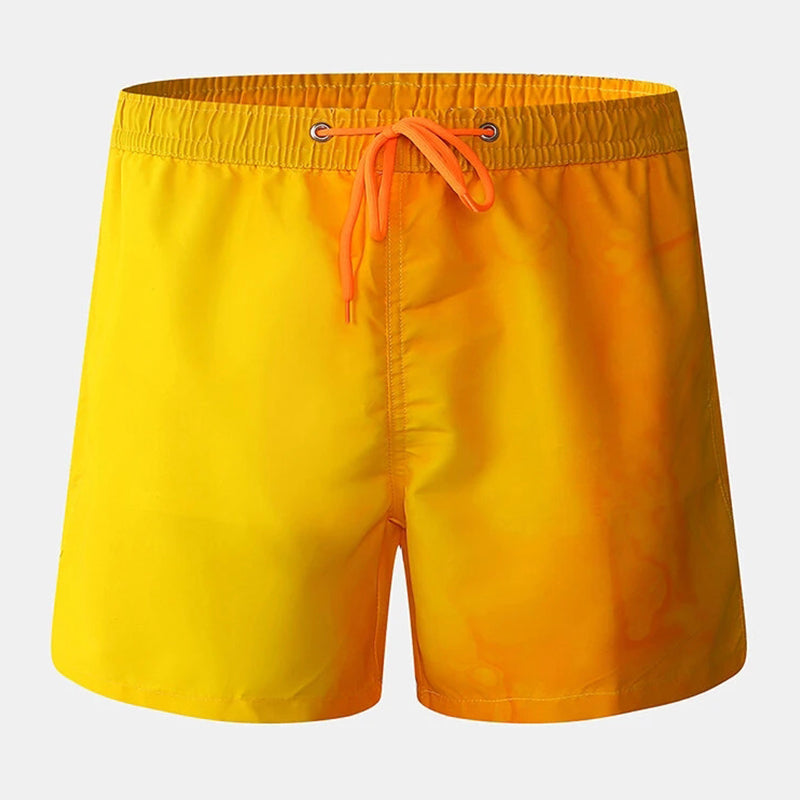Men Color Changing Heat Reactive Board Shorts