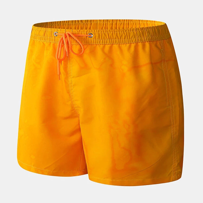 Men Color Changing Heat Reactive Board Shorts