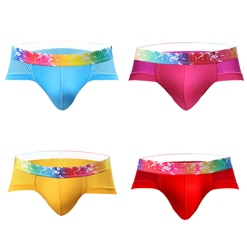 4 Pack Breathable Modal U-convex Pouch Briefs