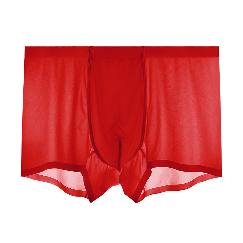 Men's Ultra-thin Soft Ice Silk Trunks