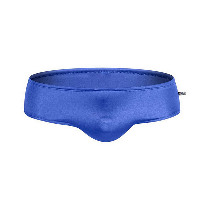 Men Solid Color Sexy Quick Dry Pouch Swim Briefs