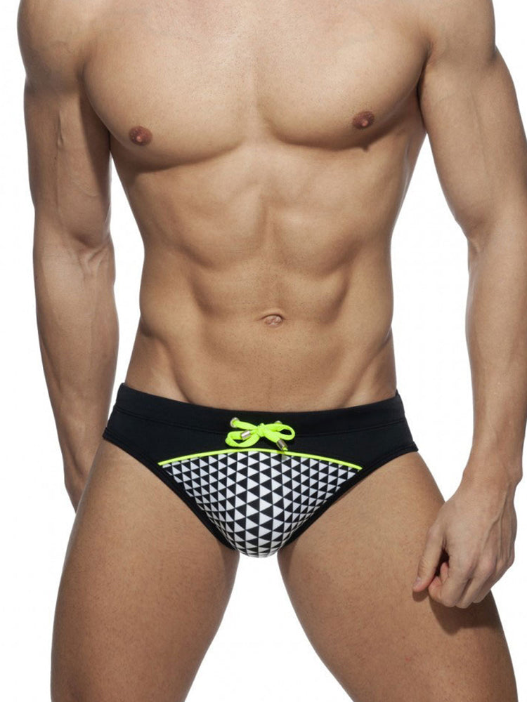 Men Sexy Padded Athletic Sport Swim Briefs