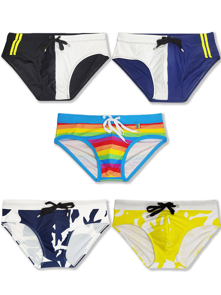 Summer Swimsuit Sexy Support Pouch Swim Briefs