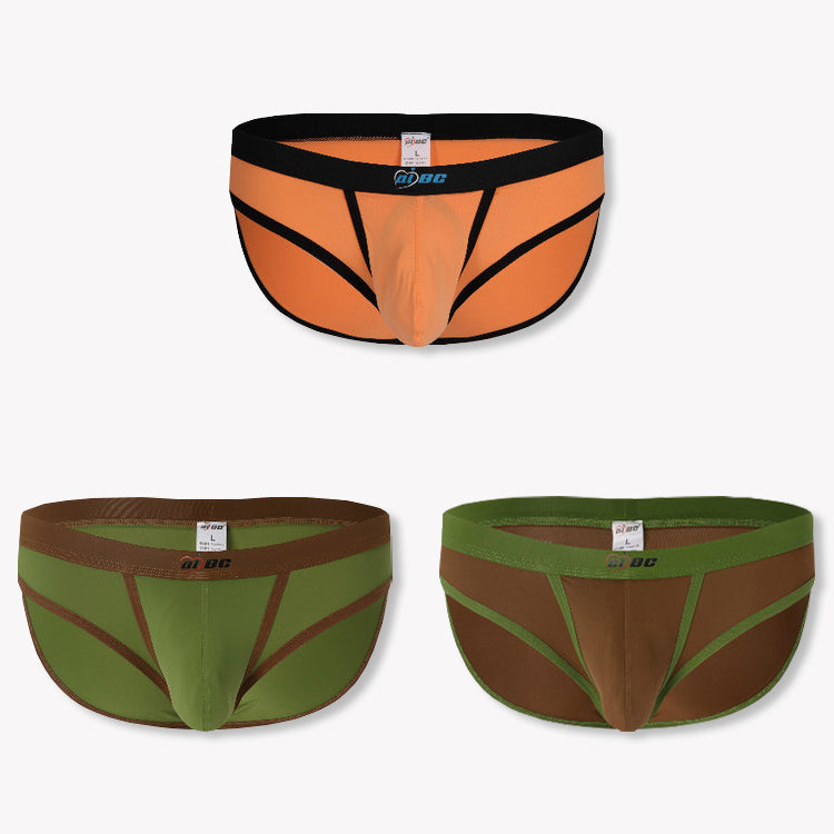 3 Pack Cooling Men's Brief With Separate Ball Pouch