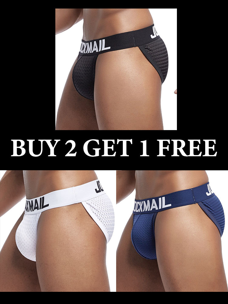 Men's Leisure Breathable Ball Support Briefs