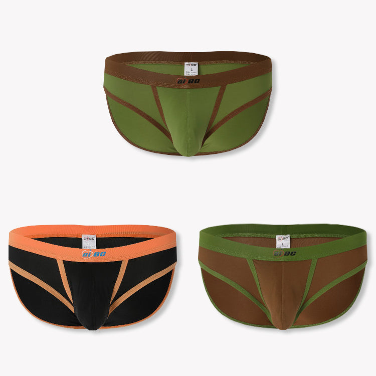3 Pack Cooling Men's Brief With Separate Ball Pouch