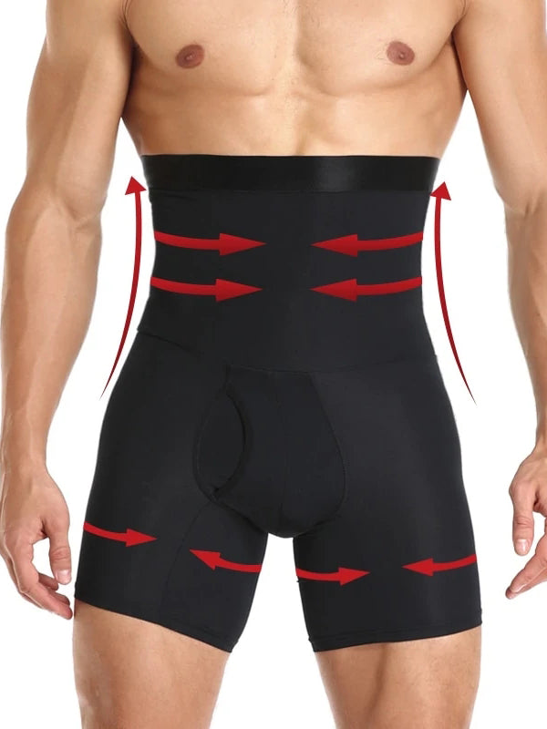 Mens Separated Pouch Butt Lift Shapewear Boxers