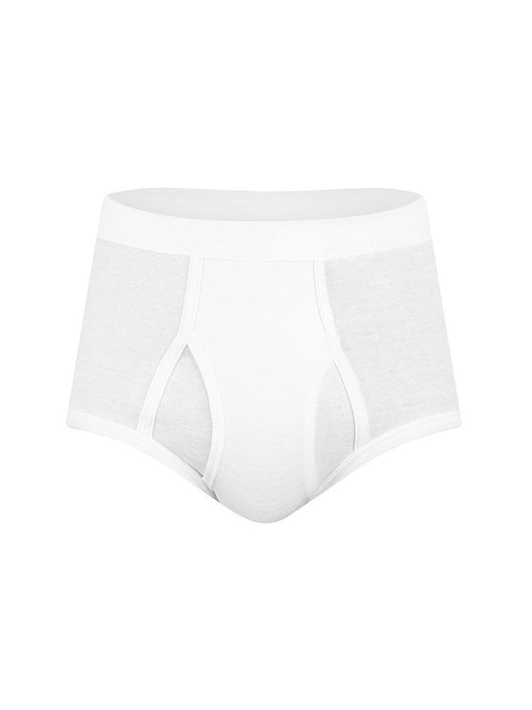 2 Pack Cool 100% Cotton Underwear With Fly