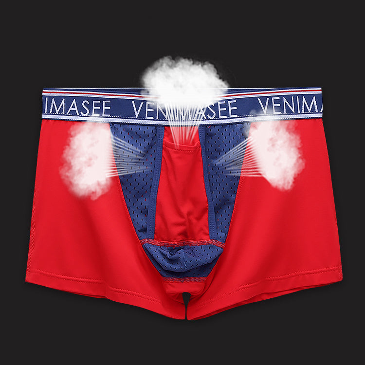 Men's Modal Ball Separate Pouches Boxer Briefs