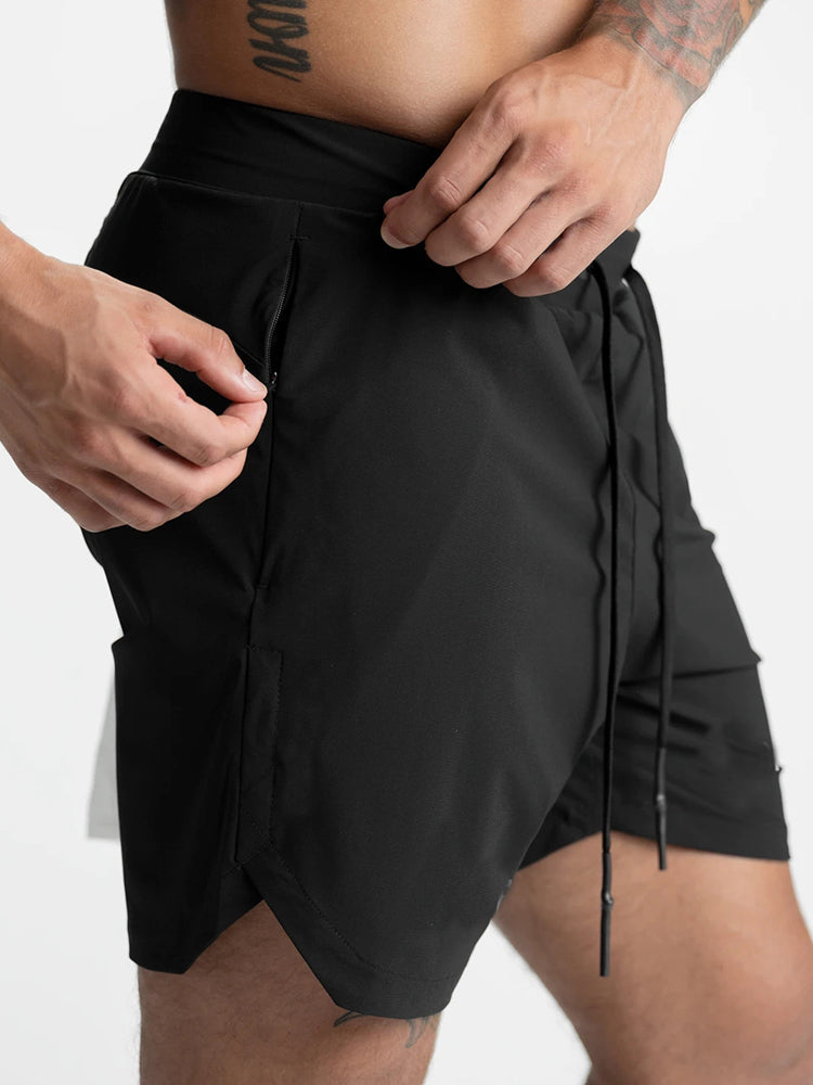 Men's Drawstring Workout Running Shorts