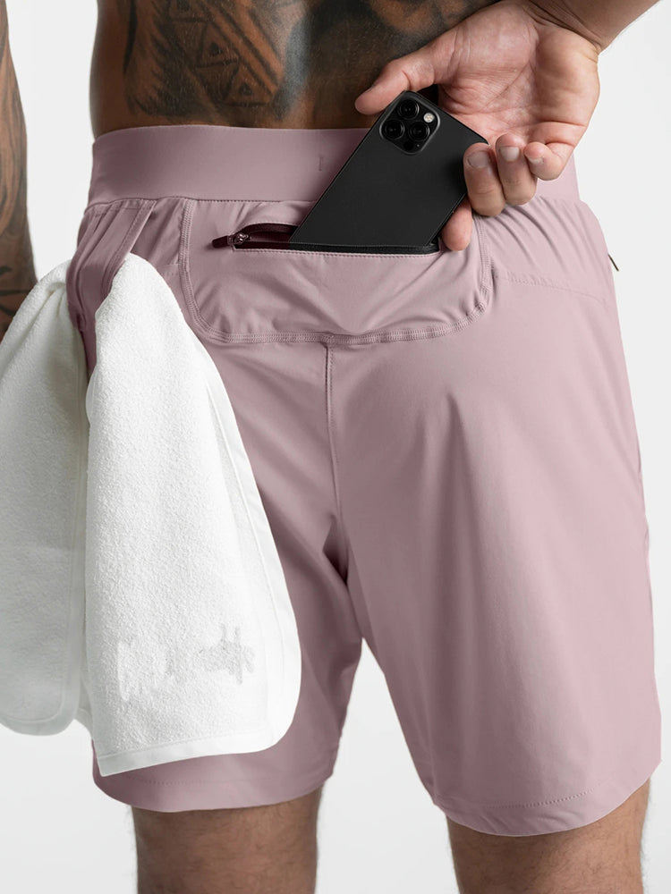 Men's Drawstring Workout Running Shorts