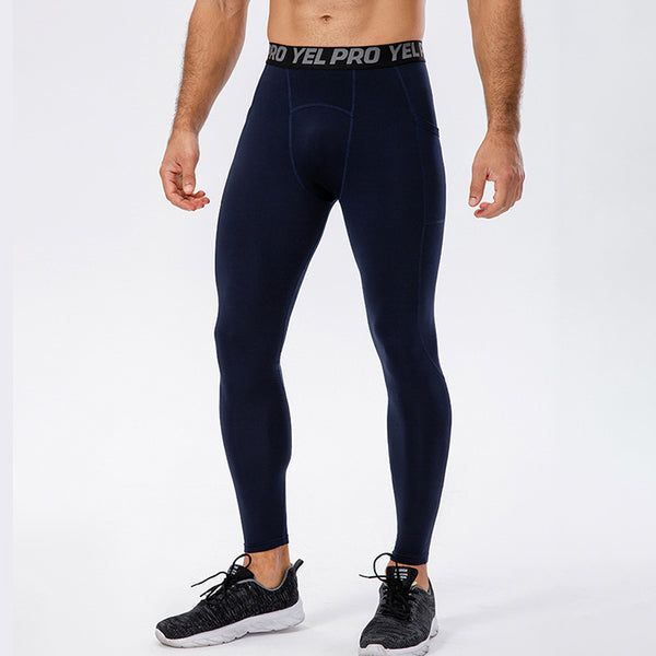 Mens Sports Thermal Leggings Compression Base Layer Tights