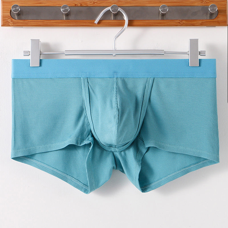 3 Pack Ribbed Separate Support Pouch Boxer Briefs