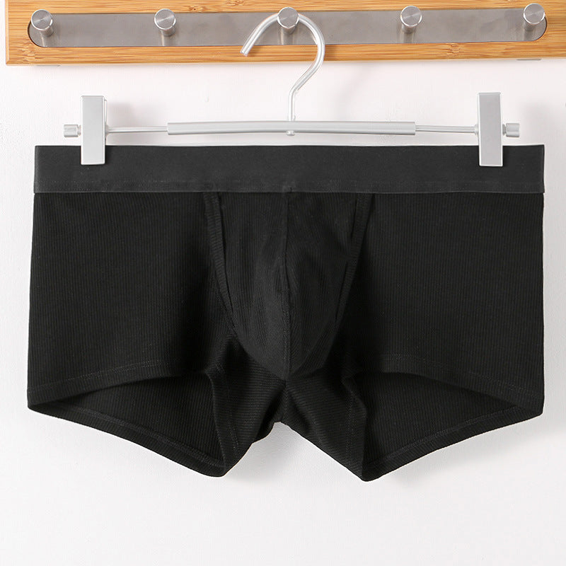3 Pack Ribbed Separate Support Pouch Boxer Briefs
