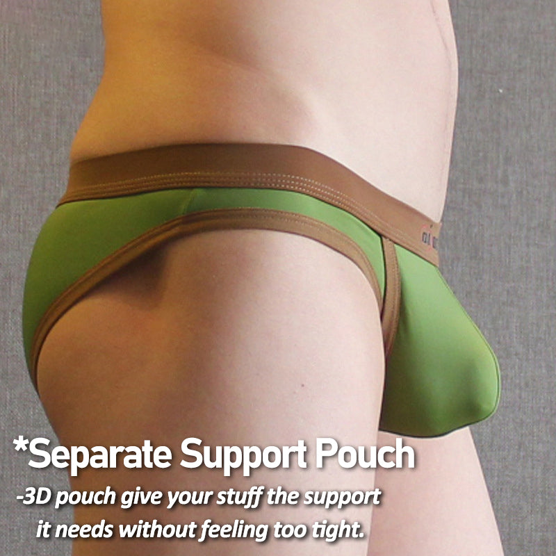 3 Pack Cooling Men's Brief With Separate Ball Pouch