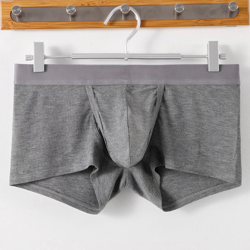 3 Pack Ribbed Separate Support Pouch Boxer Briefs