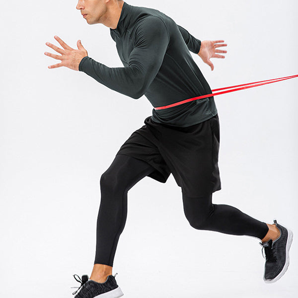 Men's Active Slim-fit Quarter Zip Long Sleeve Outdoor Athletic Performance Pullover