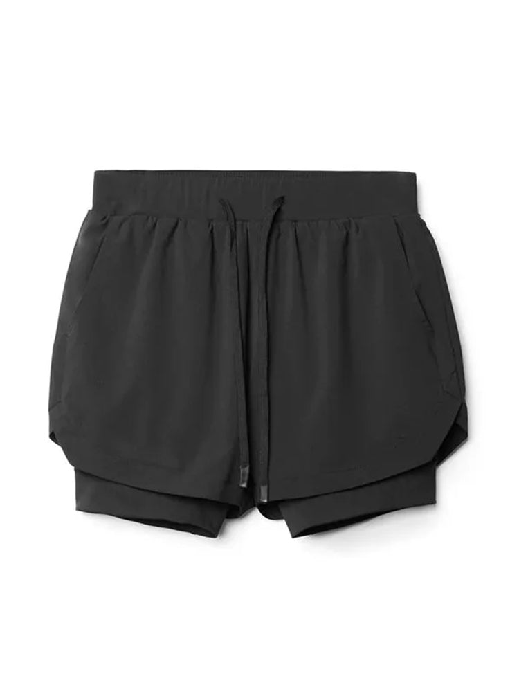 Men's Quick Dry Athletic Shorts With Phone Pockets