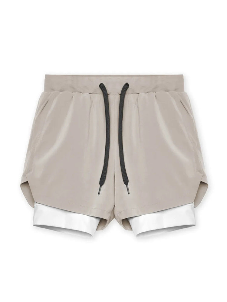 Men's Quick Dry Athletic Shorts With Phone Pockets