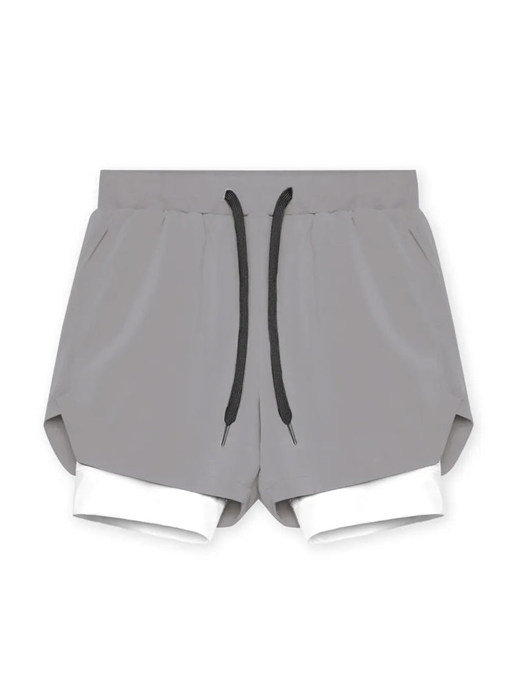 Men's Quick Dry Athletic Shorts With Phone Pockets