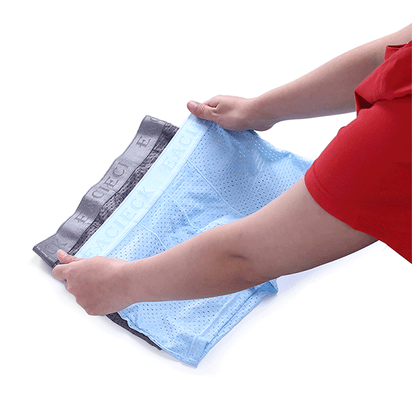 Men's 3PCS Mesh Thin Ice Silk Underwear
