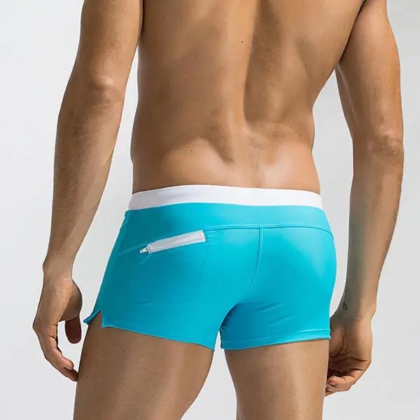 Men's Quick Drying Drawstring Swim Trunks