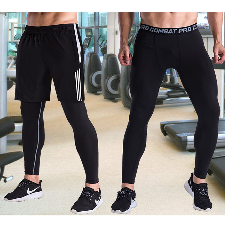 Men's Quick-drying Fitness  High Stretch Leggings