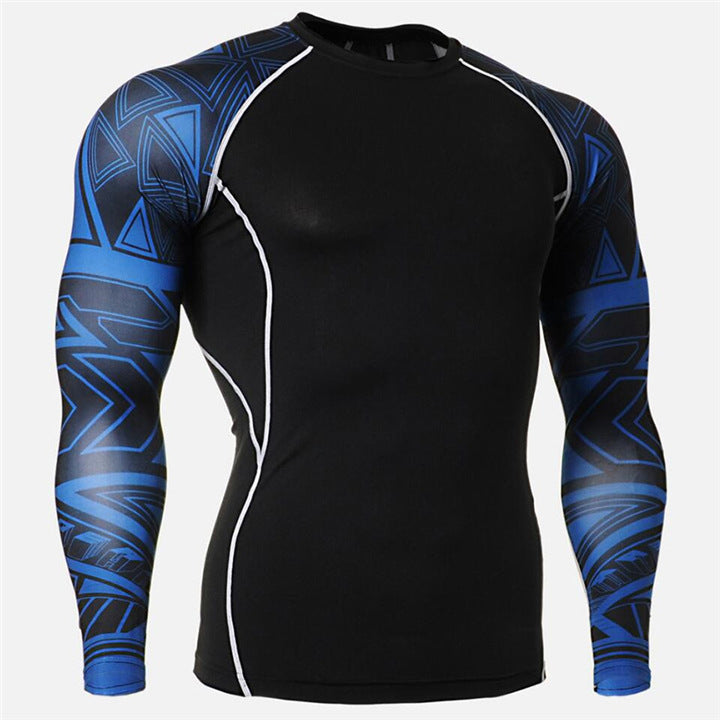 Mens Breathable Sport Long Sleeve T-Shirt