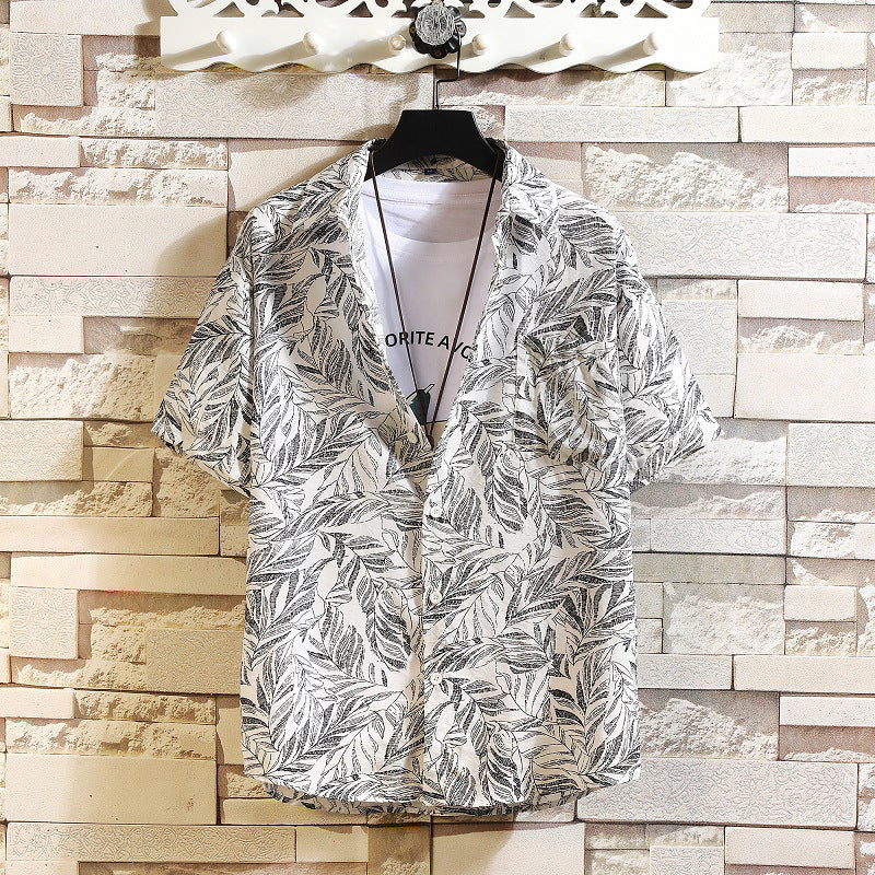 Men's Hawaii Casual Printed Summer Tropical Shirts Suits
