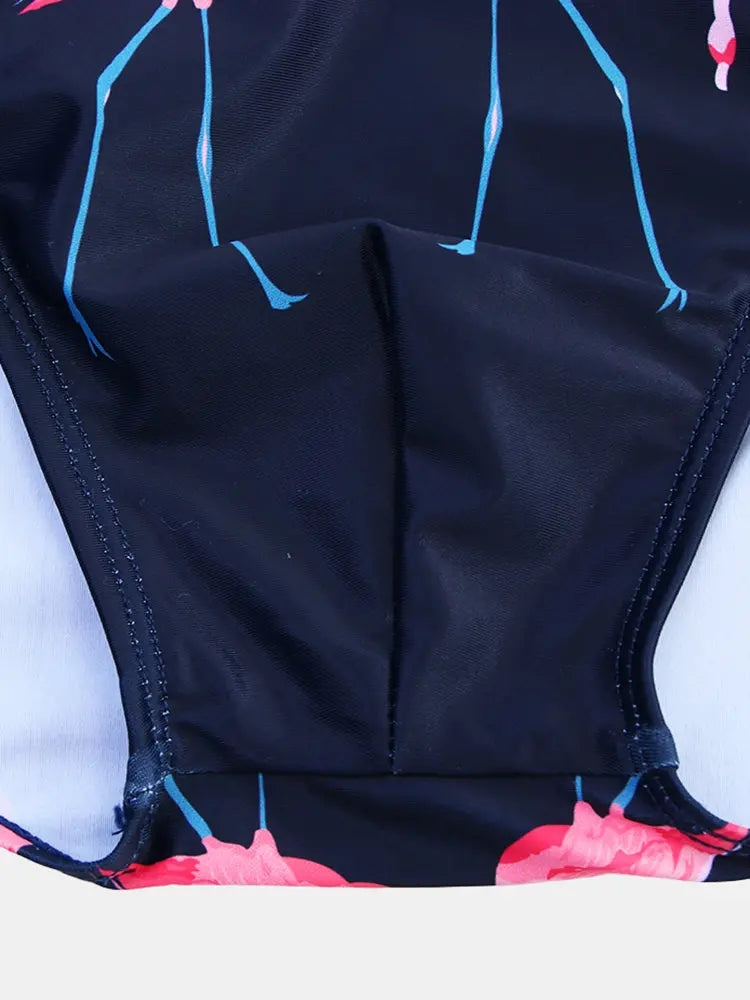 Men's Printed Low Rise Swim Briefs
