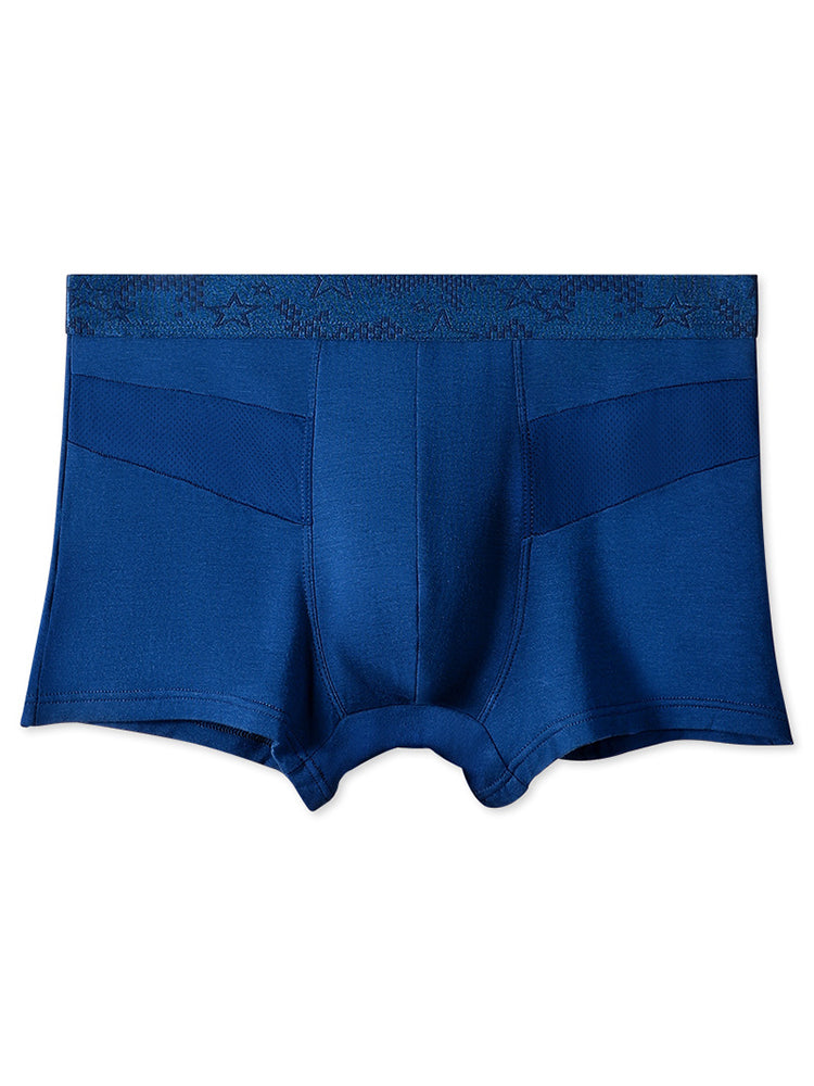 3 Pack Men’s Breathable Splicing Mesh Trunks