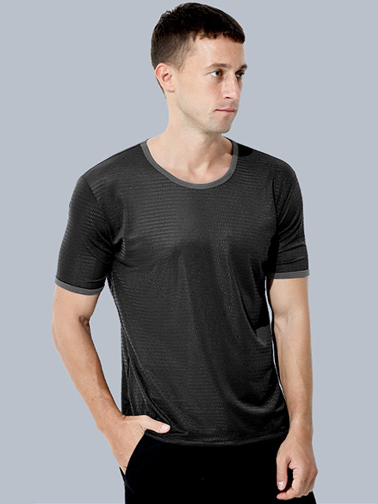 Quick-drying Ice Silk Seamless Breathable Sport T-shirt