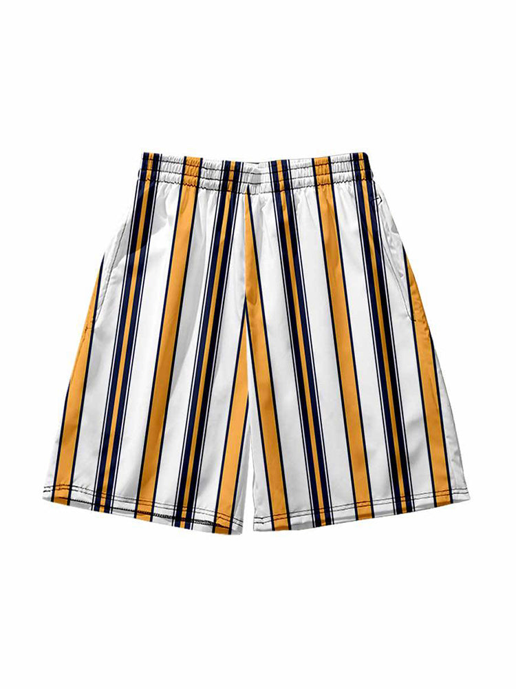 Mens Classic Loose Holiday Beach Board Shorts