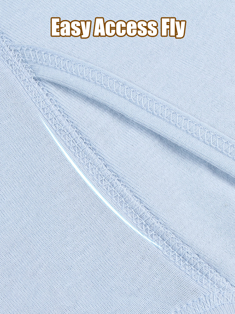 2 Pack Cool 100% Cotton Underwear With Fly