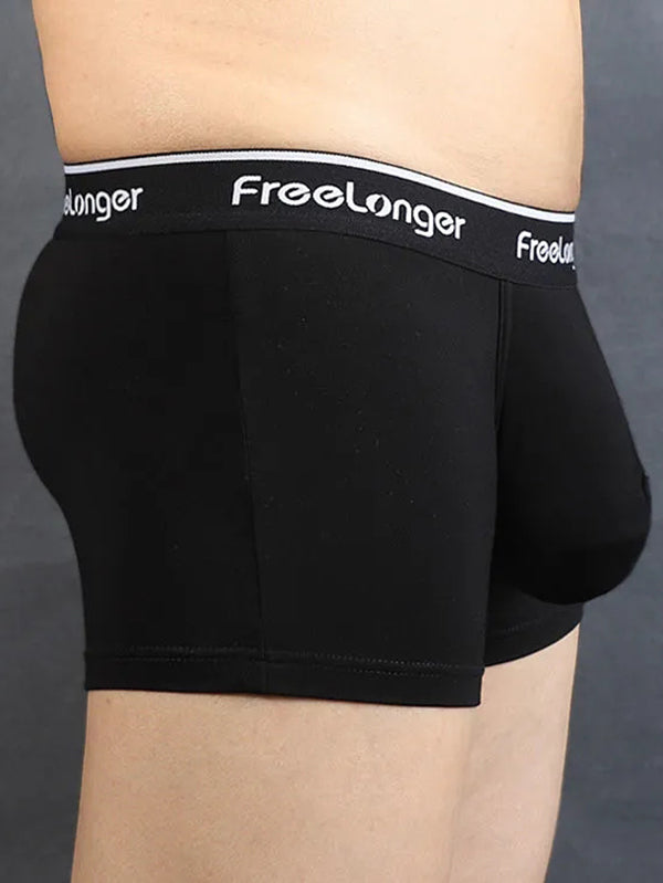 FreeLonger Men's Comfy Separate Big Pouch Boxer Briefs