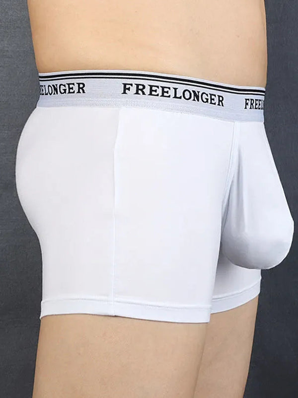 FreeLonger Men's Comfy Separate Big Pouch Boxer Briefs